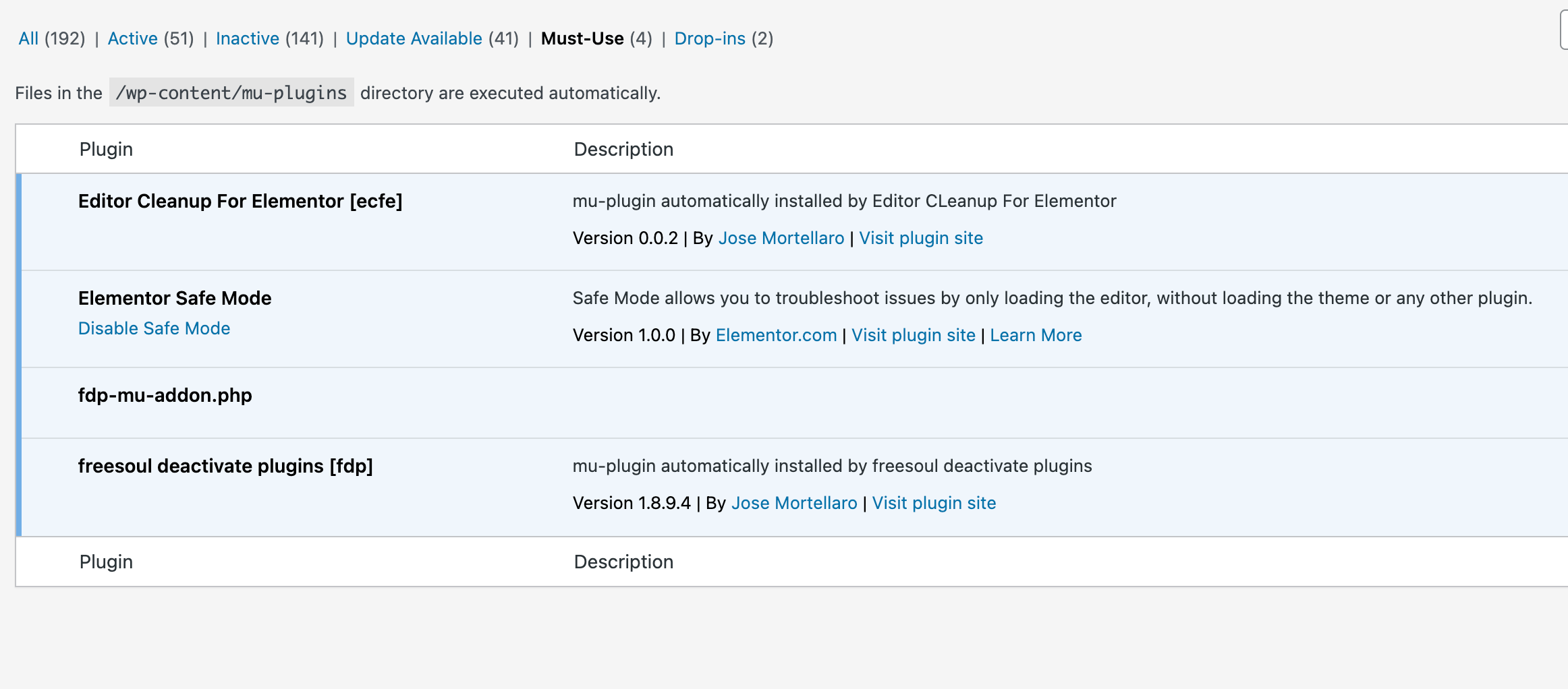 MU Plugins without MU Manager